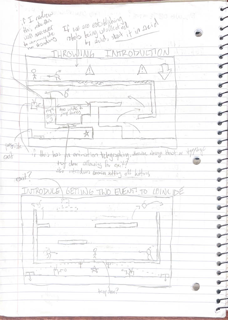 Early Level Design Drawing 1