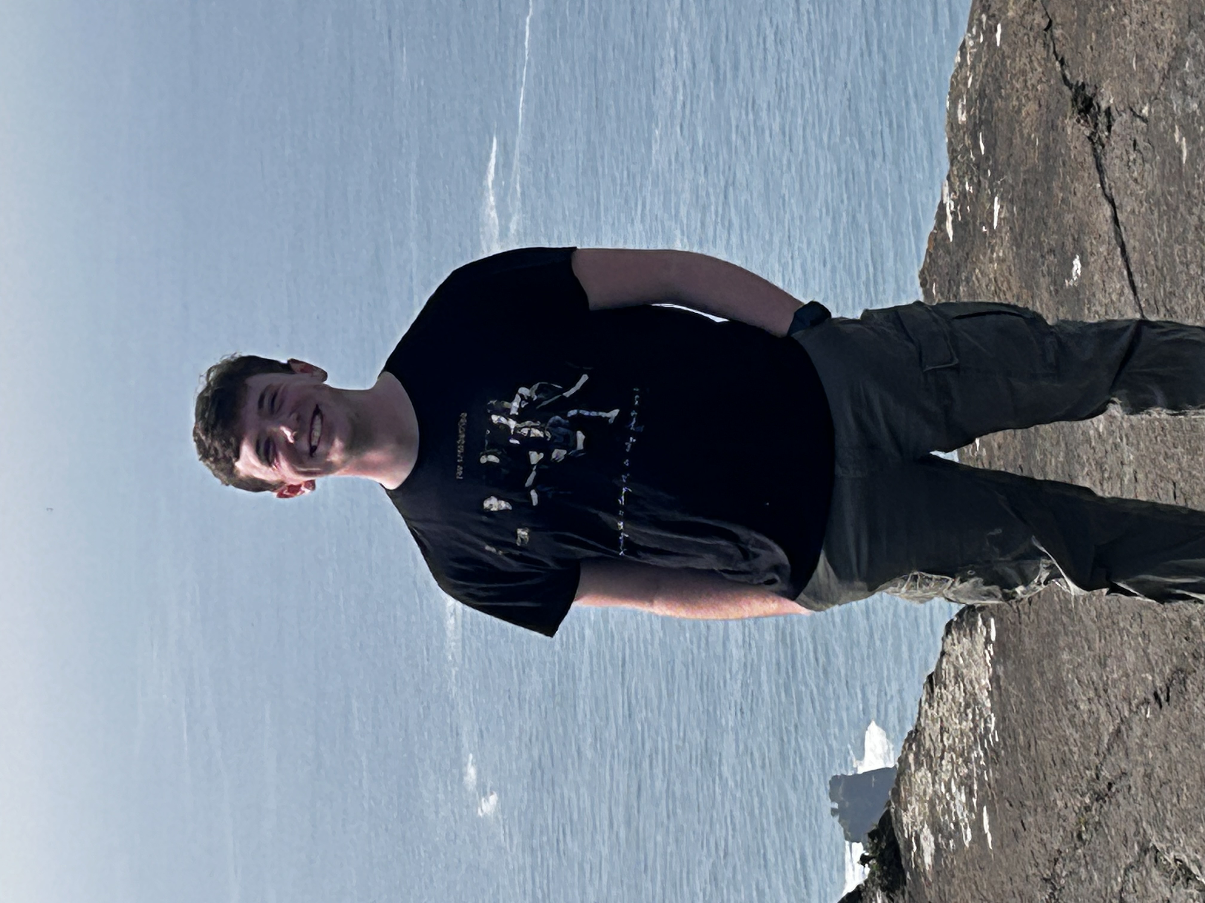 Sam Harper at the Cliffs of Moher
